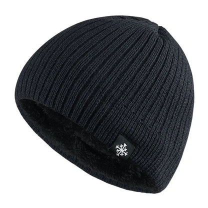 New Autumn/Winter Fleece Thick Knitted Thermal Blend Hat | TINMICO - TINMICO