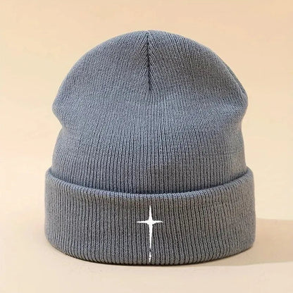 New Beanie Hat For Men and Women Fashion Embroidered Knitted Hat Street Style Hip Hop Hat Outdoor Warm Skiing Hat TINMICO - TINMICO