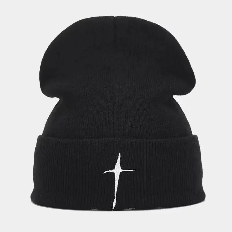 New Beanie Hat For Men and Women Fashion Embroidered Knitted Hat Street Style Hip Hop Hat Outdoor Warm Skiing Hat TINMICO - TINMICO