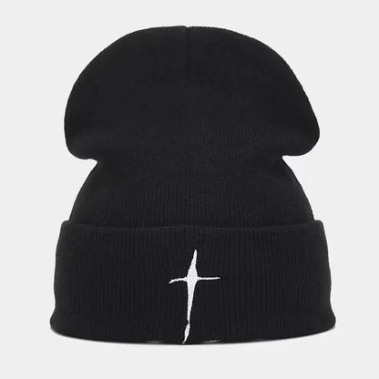 New Beanie Hat For Men and Women Fashion Embroidered Knitted Hat Street Style Hip Hop Hat Outdoor Warm Skiing Hat TINMICO - TINMICO
