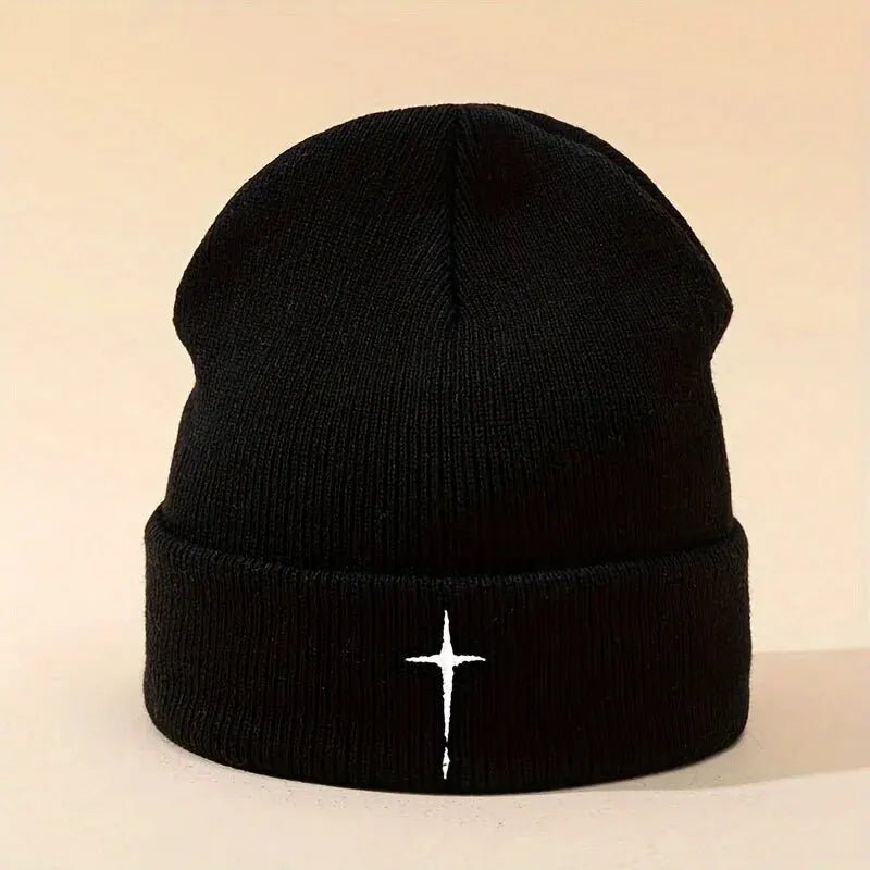 New Beanie Hat For Men and Women Fashion Embroidered Knitted Hat Street Style Hip Hop Hat Outdoor Warm Skiing Hat TINMICO - TINMICO