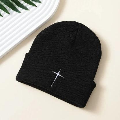New Beanie Hat For Men and Women Fashion Embroidered Knitted Hat Street Style Hip Hop Hat Outdoor Warm Skiing Hat TINMICO - TINMICO
