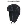 New Bomber Hat Female Winter For Men Women Thick Warm Fur Velvet Cold Cap Male Snow Russian Ear Flap | TINMICO - TINMICO