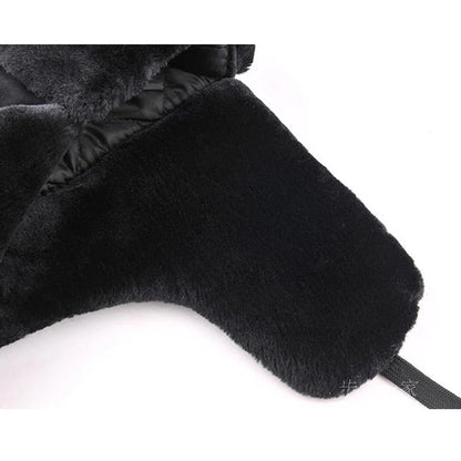 New Bomber Hat Female Winter For Men Women Thick Warm Fur Velvet Cold Cap Male Snow Russian Ear Flap | TINMICO - TINMICO