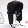 New Bomber Hat Female Winter For Men Women Thick Warm Fur Velvet Cold Cap Male Snow Russian Ear Flap | TINMICO - TINMICO