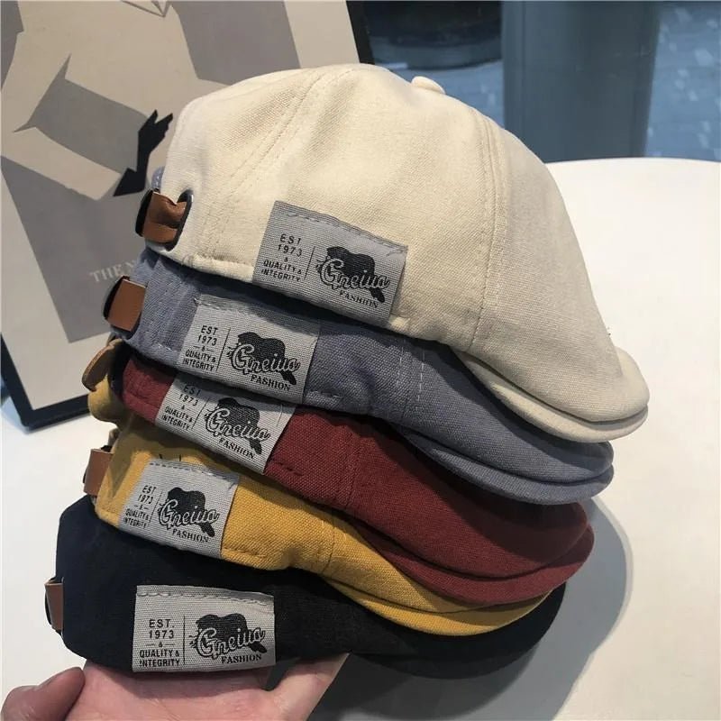 New Cotton Peaky Blinders Caps,Berets British Western Style Ivy Cap Classic Winter Woman Vintage Linen Beret For Men Hats | TINMICO - TINMICO
