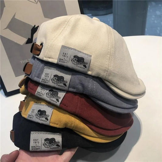 New Cotton Peaky Blinders Caps,Berets British Western Style Ivy Cap Classic Winter Woman Vintage Linen Beret For Men Hats | TINMICO - TINMICO