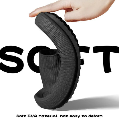 New Flip Flops Cloud Slippers Non - Slip Mens Womens Slippers Cloud Sliders Soft Flip Flops with Thick Sole for Shower Bathroom - TINMICO