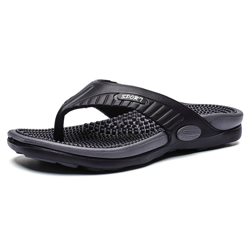 New Flip Flops for Men Summer Breathable Beach Shoes Sandals Men Luxury Flip Flops Breathable Plus Big Size Men Slippers TINMICO - TINMICO