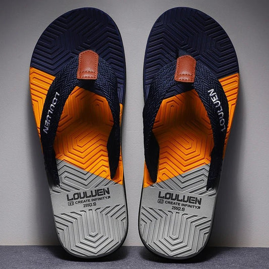 New Flip Flops Summer Beach Flip Flops Men Fashion Breathable Casual Beach Men Slippers Summer Outdoor | TINMICO - TINMICO