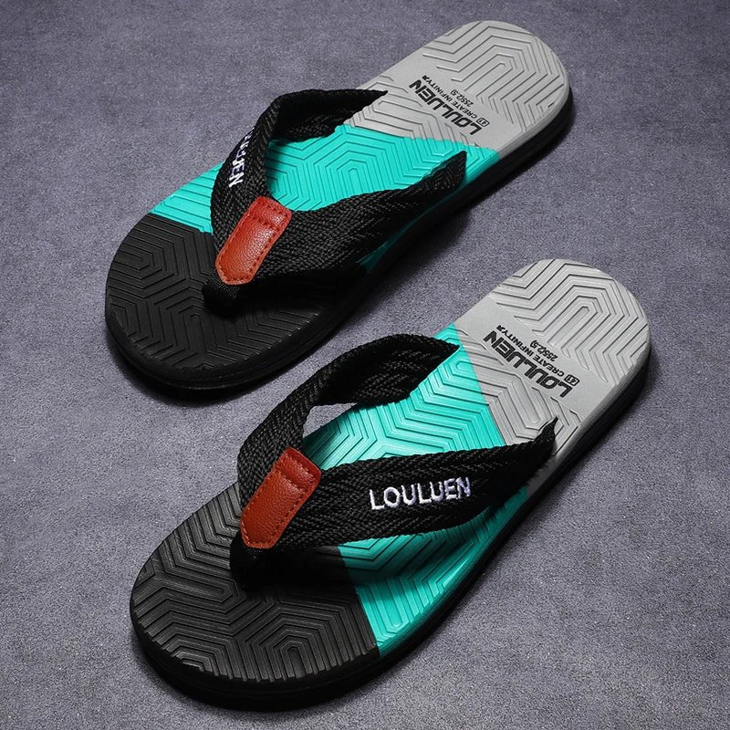 New Flip Flops Summer Beach Flip Flops Men Fashion Breathable Casual Beach Men Slippers Summer Outdoor | TINMICO - TINMICO