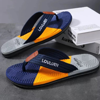 New Flip Flops Summer Beach Flip Flops Men Fashion Breathable Casual Beach Men Slippers Summer Outdoor | TINMICO - TINMICO
