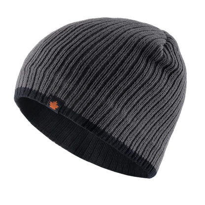 New Hats Men Winter Knitting Thick Beanie Hat Double Layer Solid Color Velvet Warm Bonnet Cap, Men's Skullies Beanies Knitted Wool | TINMICO - TINMICO