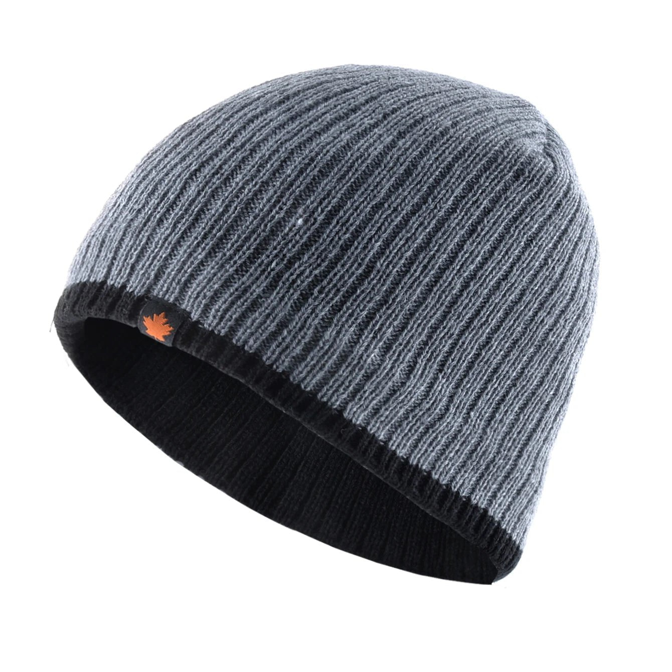New Hats Men Winter Knitting Thick Beanie Hat Double Layer Solid Color Velvet Warm Bonnet Cap, Men's Skullies Beanies Knitted Wool | TINMICO - TINMICO