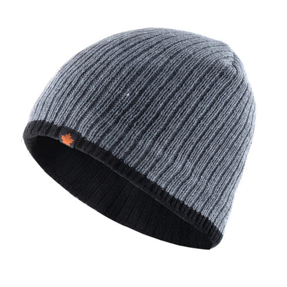 New Hats Men Winter Knitting Thick Beanie Hat Double Layer Solid Color Velvet Warm Bonnet Cap, Men's Skullies Beanies Knitted Wool | TINMICO - TINMICO