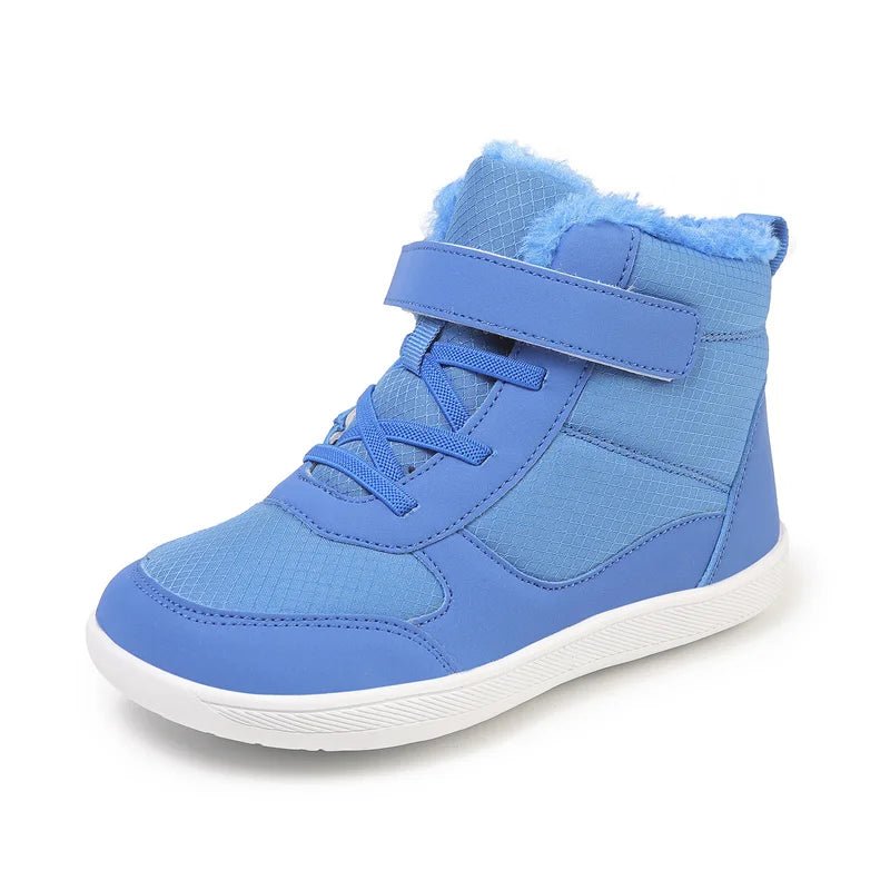 New Kids Wide Toe Barefoot Snow Boots | Boys/Girls Winter Minimalist Sneakers | Girls Boys Warm Boot Toddler Little Big Kids TINMICO - TINMICO