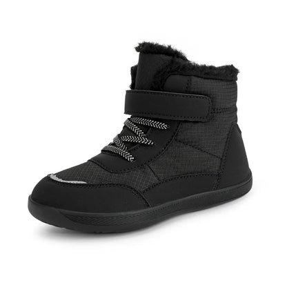New Kids Wide Toe Barefoot Snow Boots | Boys/Girls Winter Minimalist Sneakers | Girls Boys Warm Boot Toddler Little Big Kids TINMICO - TINMICO