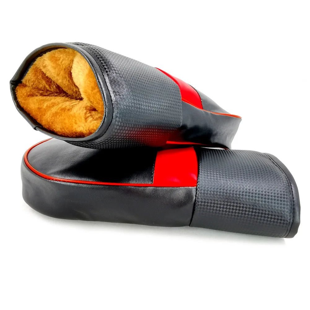 New Motorcycle Handlebar Cover Winter Battery Bike Windshield Gloves Windproof Warm Handle Thickened Reflective Strip TINMICO - TINMICO