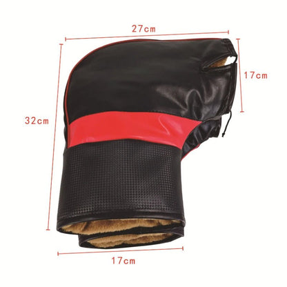 New Motorcycle Handlebar Cover Winter Battery Bike Windshield Gloves Windproof Warm Handle Thickened Reflective Strip TINMICO - TINMICO