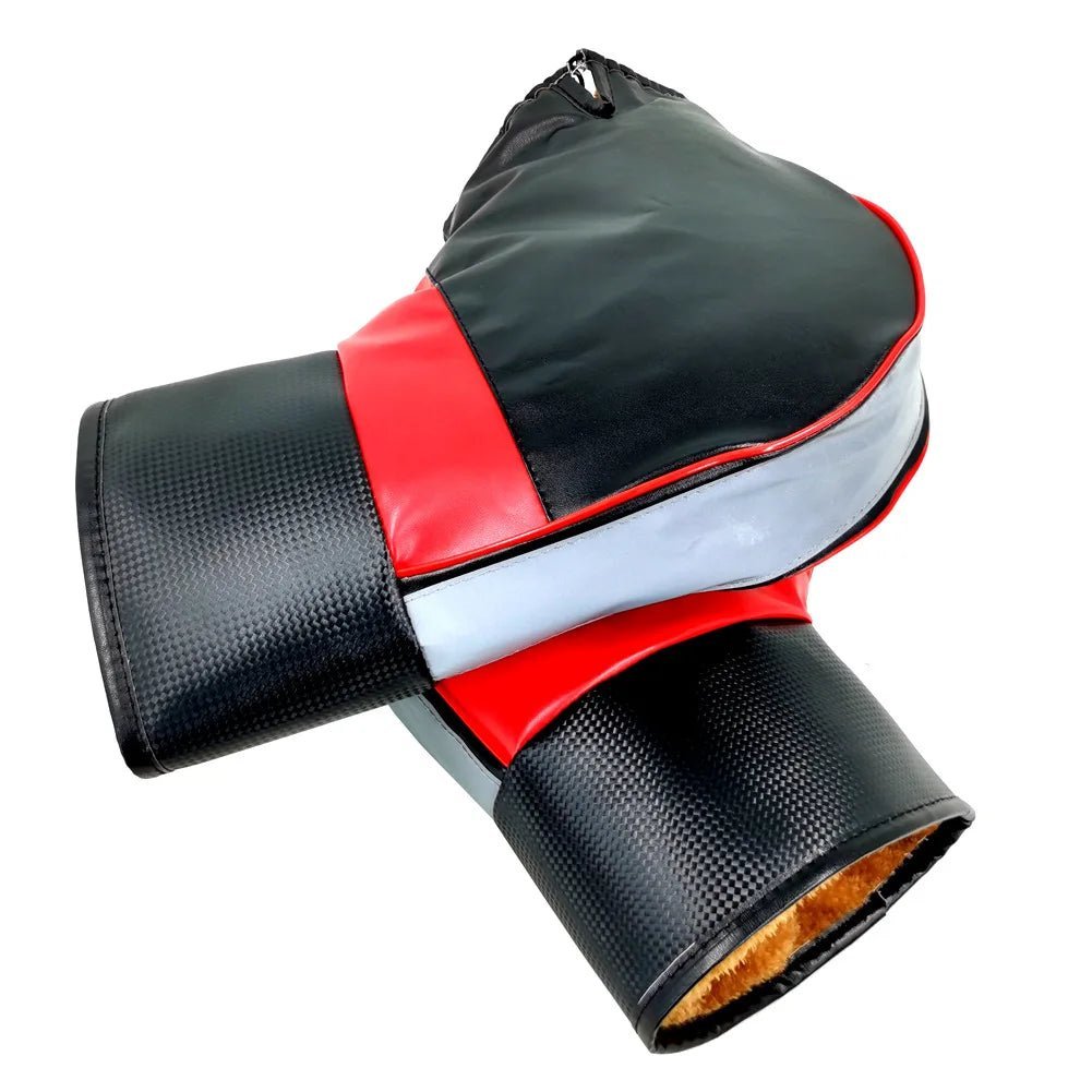 New Motorcycle Handlebar Cover Winter Battery Bike Windshield Gloves Windproof Warm Handle Thickened Reflective Strip TINMICO - TINMICO