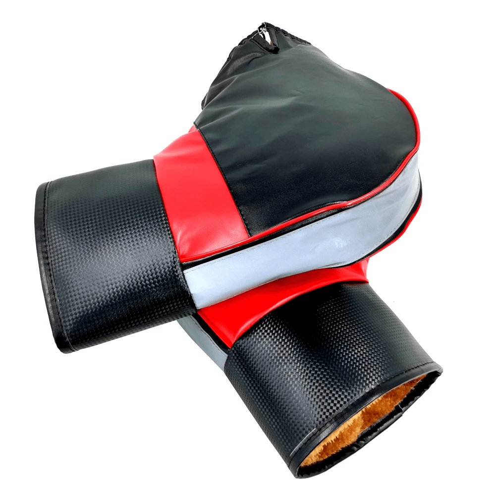 New Motorcycle Handlebar Cover Winter Battery Bike Windshield Gloves Windproof Warm Handle Thickened Reflective Strip TINMICO - TINMICO