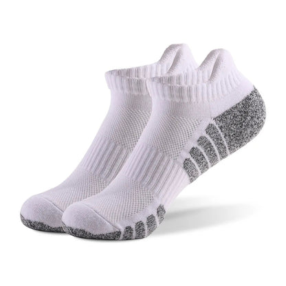 New thickened towel bottom running socks mesh boat socks non-slip breathable sports socks Low cut Men's socks Women's socks,3pairs | TINMICO - TINMICO