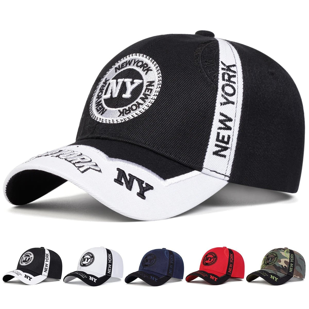 New Unisex Letter Embroidery Baseball Caps Spring and Autumn Outdoor Adjustable Casual Hats Sunscreen Hat | TINMICO - TINMICO