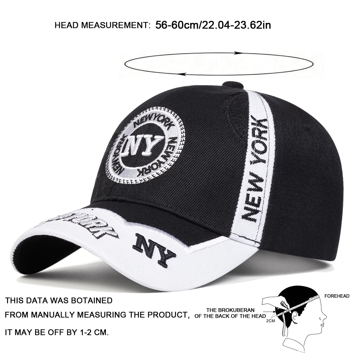 New Unisex Letter Embroidery Baseball Caps Spring and Autumn Outdoor Adjustable Casual Hats Sunscreen Hat | TINMICO - TINMICO