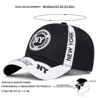 New Unisex Letter Embroidery Baseball Caps Spring and Autumn Outdoor Adjustable Casual Hats Sunscreen Hat | TINMICO - TINMICO