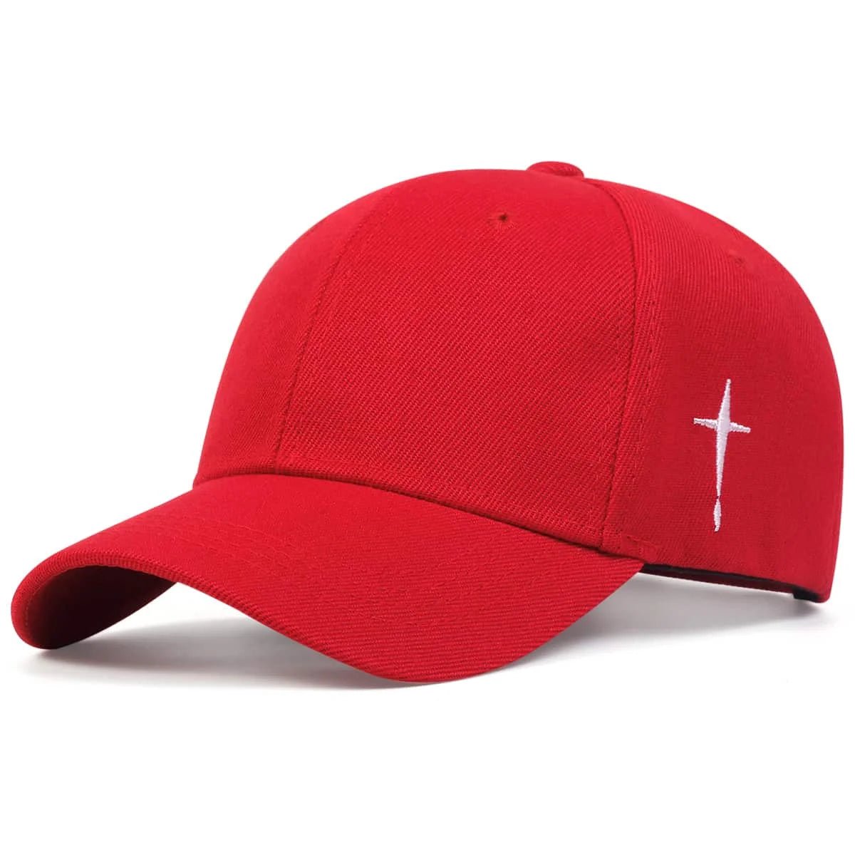 New Unisex Simple Cross Water Drop Embroidery Baseball Caps Spring and Autumn Outdoor Adjustable Casual Hat Sunscreen Hat | TINMICO - TINMICO