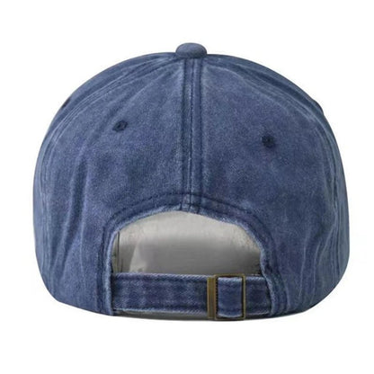 New Unisex Washed Cotton Cap Mountain Embroidery Vintage Baseball Cap Men Women Adjustable Casual Outdoor Streetwear Sports Hat - TINMICO