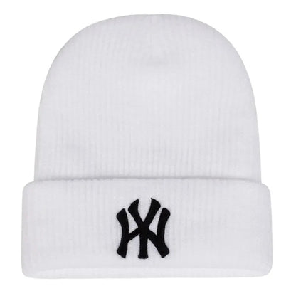 New Unisex WY Letter Embroidery Beanies Hats Autumn Winter Warm Hat Hip Hop Caps for Women Men | TINMICO - TINMICO
