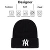 New Unisex WY Letter Embroidery Beanies Hats Autumn Winter Warm Hat Hip Hop Caps for Women Men | TINMICO - TINMICO