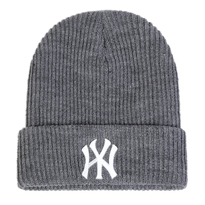 New Unisex WY Letter Embroidery Beanies Hats Autumn Winter Warm Hat Hip Hop Caps for Women Men | TINMICO - TINMICO