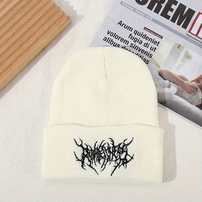 New Warm Women's Men's Winter Urine Cap Gothic Street Punk Knitted Urine Cap Fashion Warm Skulies Urine Cap | TINMICO - TINMICO