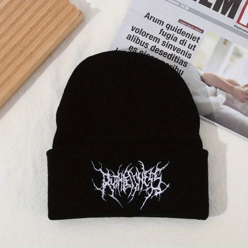 New Warm Women's Men's Winter Urine Cap Gothic Street Punk Knitted Urine Cap Fashion Warm Skulies Urine Cap | TINMICO - TINMICO