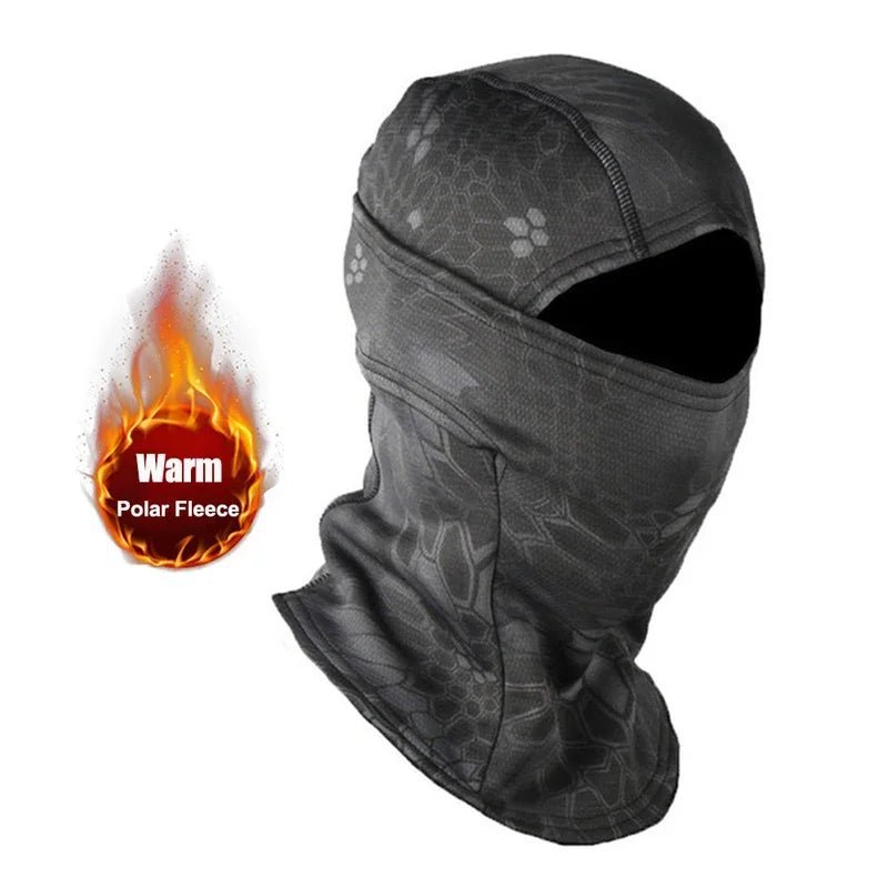 NEW Winter Fleece Warm Camouflage Balaclava Outdoor Cold-proof Ski Cycling Full Face Mask Motorcycle Mask Helmet | TINMICO - TINMICO