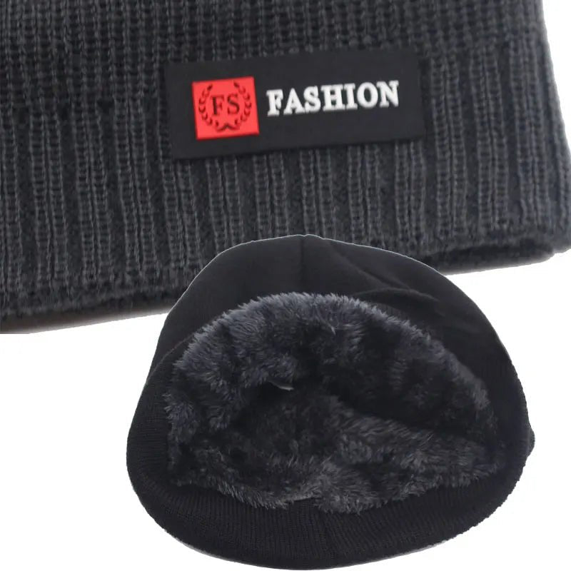 New Winter Hat Women Knitted Hats For Men Cap Winter Beanie Hat Gorro Thick Warm Brimless Fur Bonnet Men's Cap Skullies Beanies Men | TINMICo - TINMICO