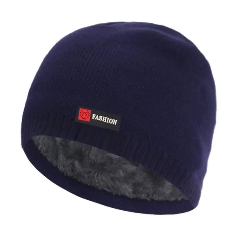 New Winter Hat Women Knitted Hats For Men Cap Winter Beanie Hat Gorro Thick Warm Brimless Fur Bonnet Men's Cap Skullies Beanies Men | TINMICo - TINMICO