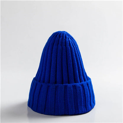 New Winter Women Knitted Hat Warm Soft Trendy Kpop Style Wool Beanie Elegant All - match Cap | TINMICO - TINMICO