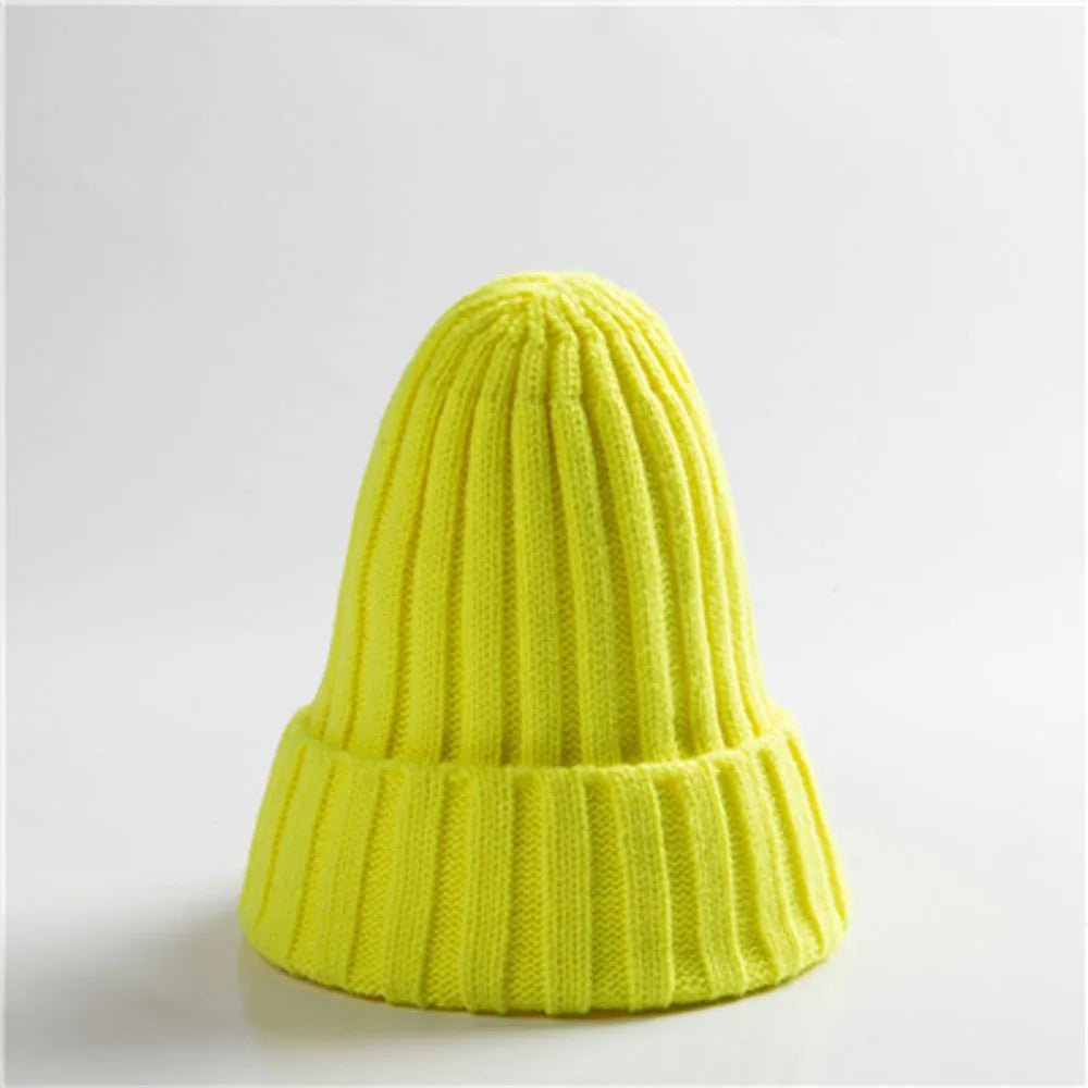 New Winter Women Knitted Hat Warm Soft Trendy Kpop Style Wool Beanie Elegant All - match Cap | TINMICO - TINMICO