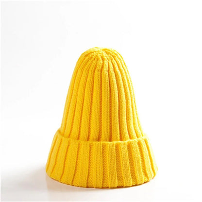 New Winter Women Knitted Hat Warm Soft Trendy Kpop Style Wool Beanie Elegant All - match Cap | TINMICO - TINMICO