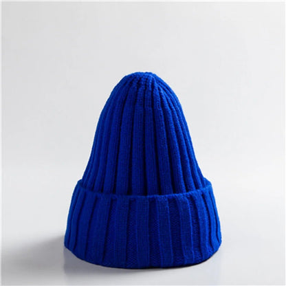 New Winter Women Knitted Hat Warm Soft Trendy Kpop Style Wool Beanie Elegant All - match Cap | TINMICO - TINMICO