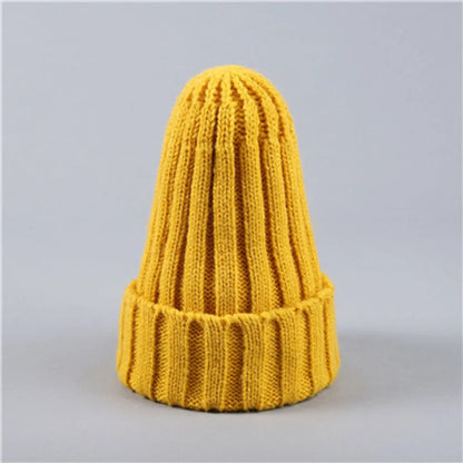 New Winter Women Knitted Hat Warm Soft Trendy Kpop Style Wool Beanie Elegant All - match Cap | TINMICO - TINMICO