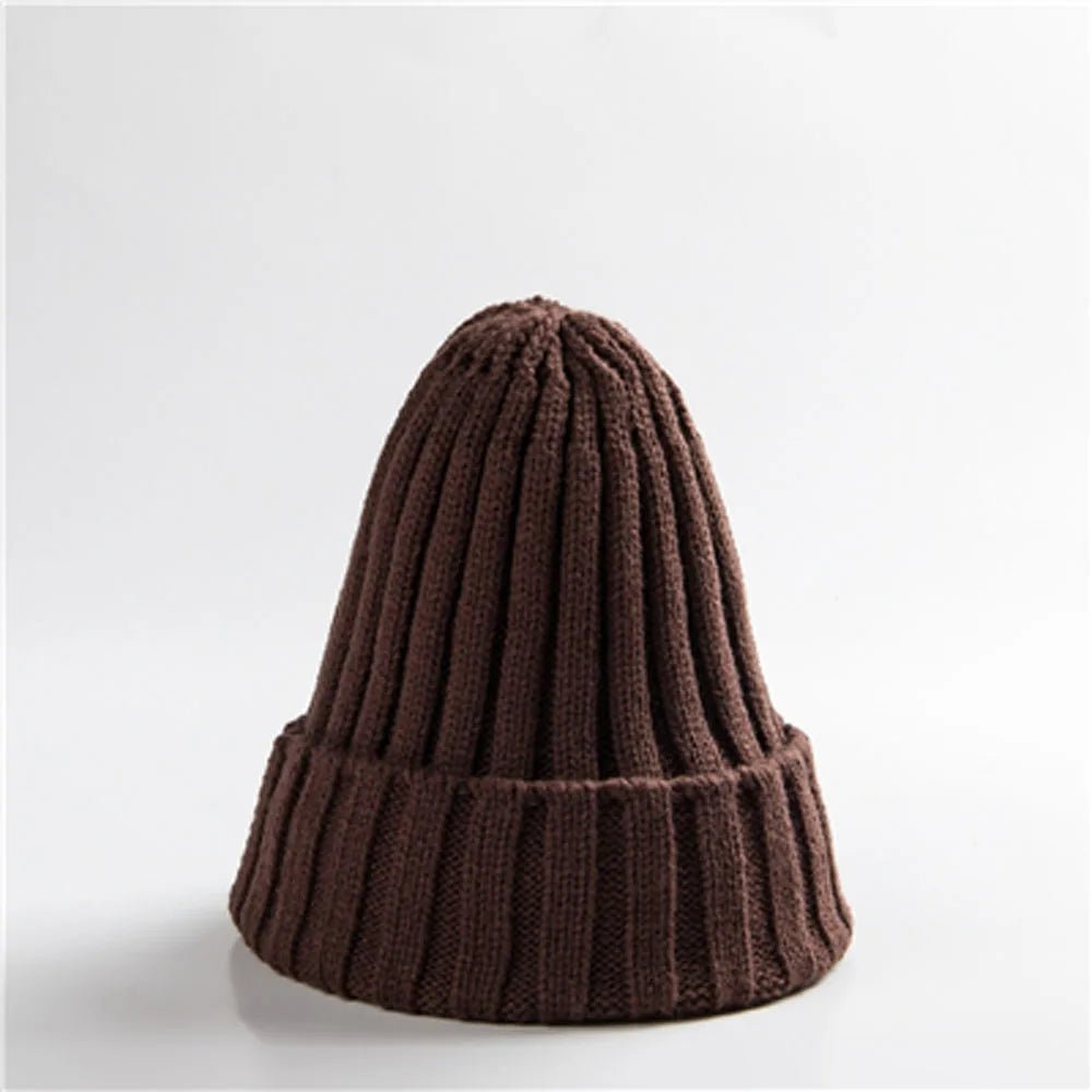 New Winter Women Knitted Hat Warm Soft Trendy Kpop Style Wool Beanie Elegant All - match Cap | TINMICO - TINMICO
