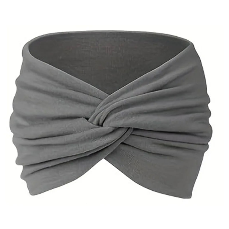 New Women Headbands African Wide Hair Wrap Turban Twist Headband for Women Large Sport Workout Stretch | TINMICO - TINMICO