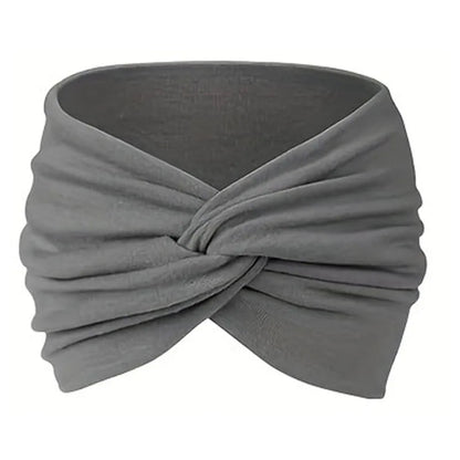 New Women Headbands African Wide Hair Wrap Turban Twist Headband for Women Large Sport Workout Stretch | TINMICO - TINMICO