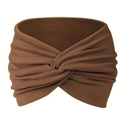 New Women Headbands African Wide Hair Wrap Turban Twist Headband for Women Large Sport Workout Stretch | TINMICO - TINMICO