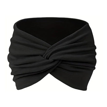 New Women Headbands African Wide Hair Wrap Turban Twist Headband for Women Large Sport Workout Stretch | TINMICO - TINMICO