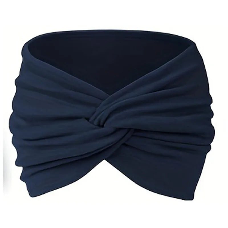 New Women Headbands African Wide Hair Wrap Turban Twist Headband for Women Large Sport Workout Stretch | TINMICO - TINMICO
